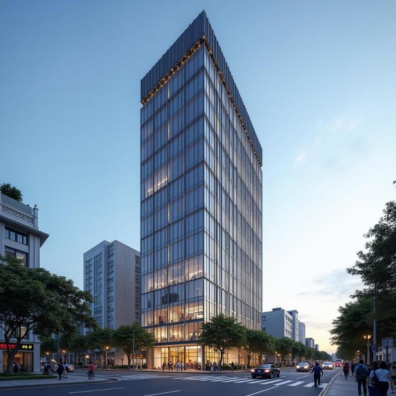 Mặt tiền Tòa nhà Empire Tower Hàm Nghi Quận 1 – Văn phòng cho thuê trung tâm TP.HCM