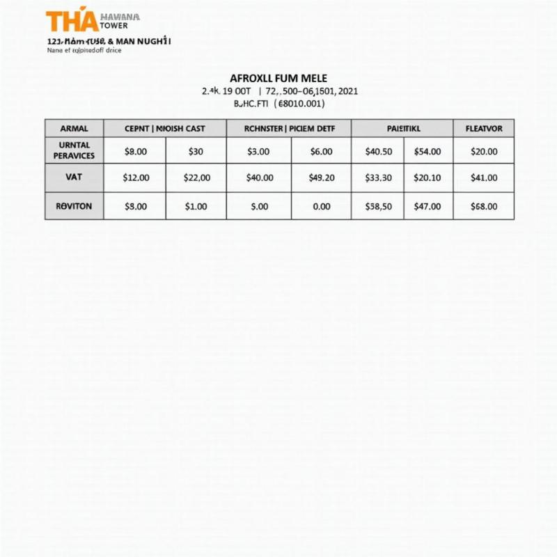 Bang gia tham khao chi phi thue van phong tai toa nha Havana Tower 132 Ham Nghi Quan 1
