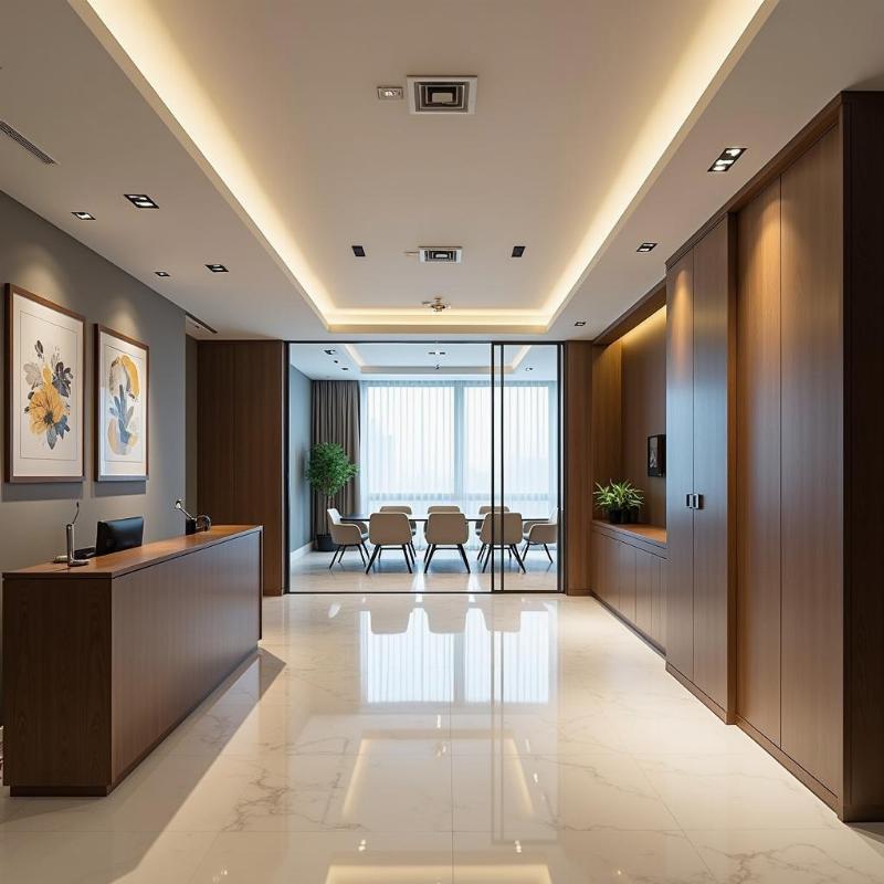 Hinh anh noi that van phong tieu chuan hang A tai toa nha mPlaza Saigon quan 1