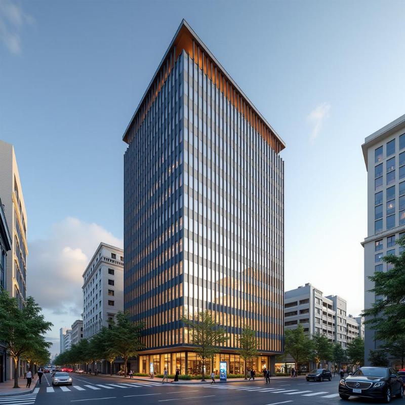 Hình ảnh Tòa nhà Ruby Tower 81-85 Hàm Nghi Quận 1, vị trí đắc địa trung tâm Sài Gòn.