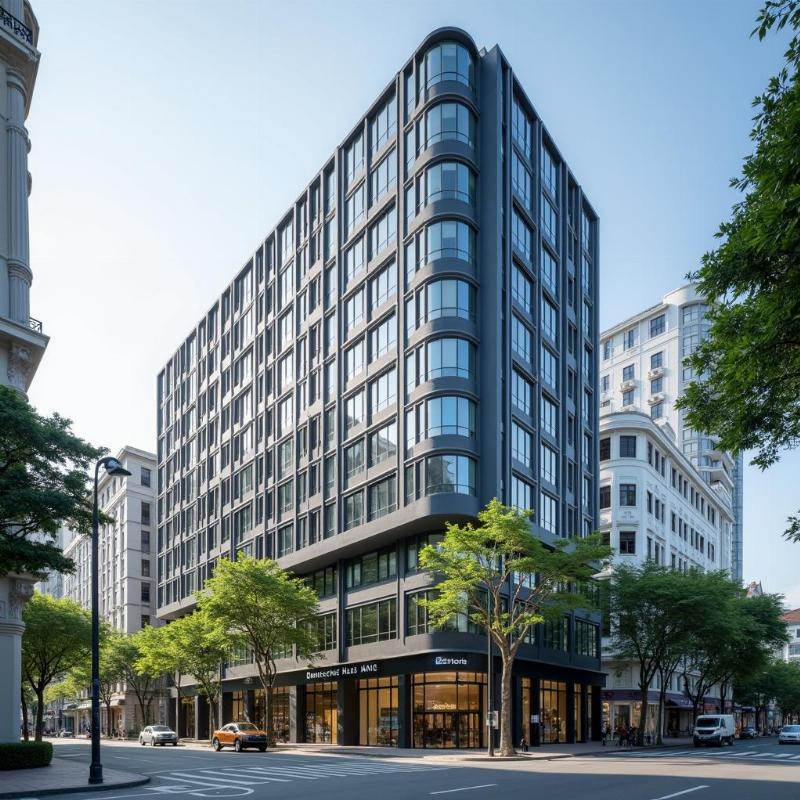 Tòa nhà Deutsches Haus – 33 Lê Duẩn, Bến Nghé, Quận 1, TP.HCM 7 Ngoại cảnh Tòa nhà Deutsches Haus 33 Lê Duẩn Quận 1 biểu tượng văn phòng hạng A+