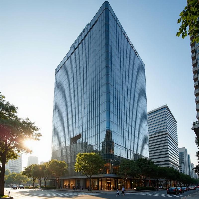 Ngoại cảnh tòa nhà Friendship Tower Lê Duẩn, văn phòng hạng A đắc địa Quận 1 TP.HCM