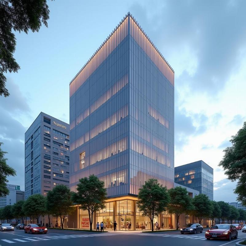 Toàn cảnh Tòa nhà Saigon Paragon Quận 7, biểu tượng văn phòng hạng A tại Phú Mỹ Hưng