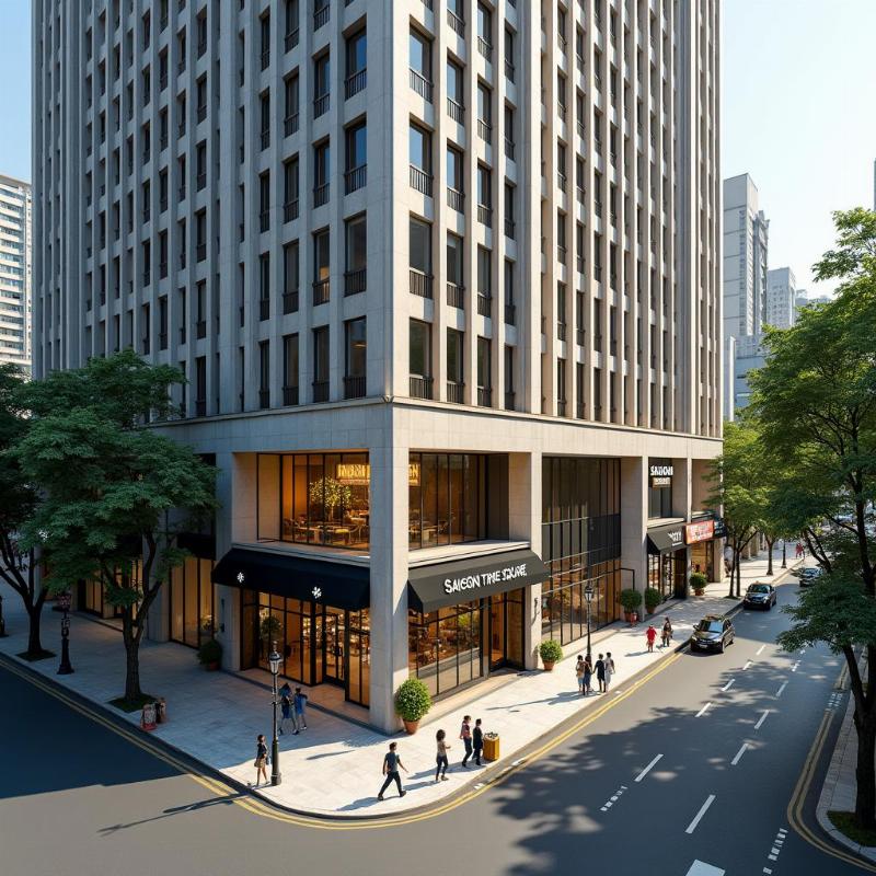 Tòa nhà Saigon Times Square – 22–36 Nguyễn Huệ, Bến Nghé, Quận 1, TP.HCM 16 Tòa nhà Saigon Times Square vị trí đắc địa tại phố đi bộ Nguyễn Huệ Quận 1 TP.HCM