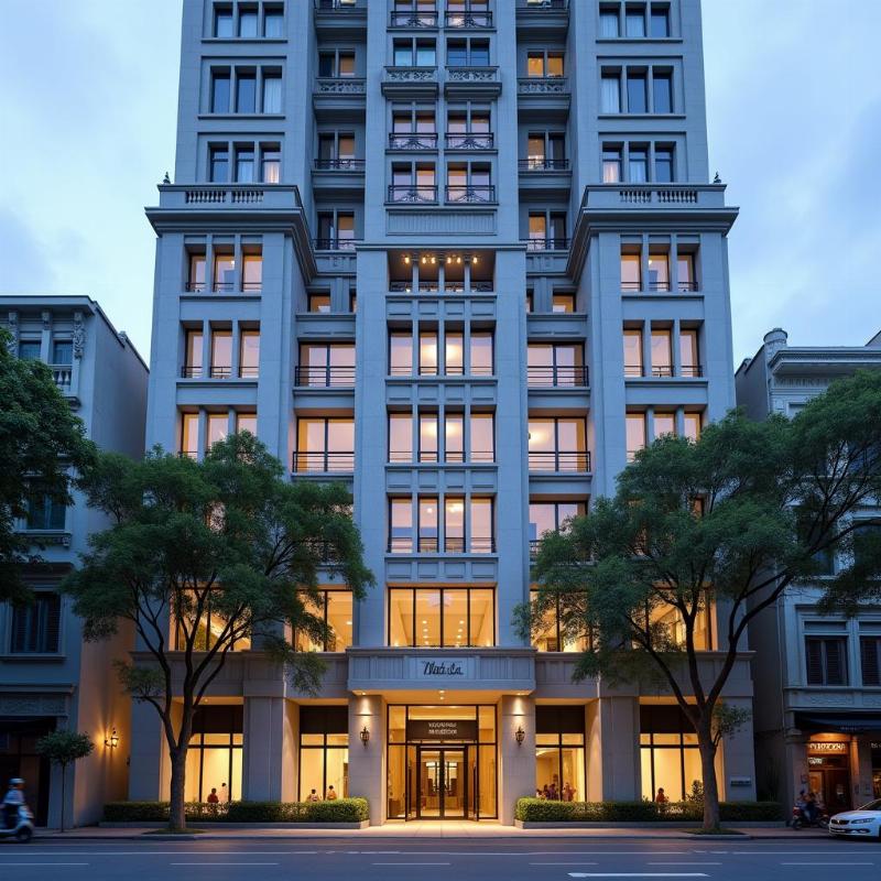 Mặt tiền Tòa nhà Thanh Dung 15 Nguyễn Cư Trinh, Quận 1, văn phòng cho thuê chuyên nghiệp