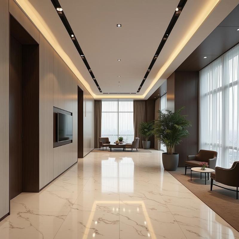 Không gian văn phòng và tiện ích hiện đại bên trong Tòa nhà The Green Power Tower Quận 1